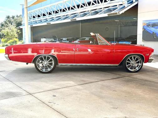 Red 1966 Chevrolet Chevelle SS
