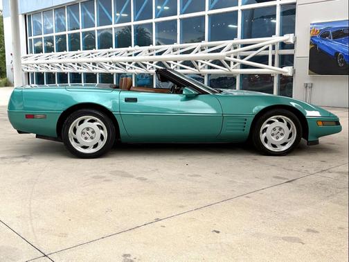 Teal 1991 Chevrolet Corvette Base