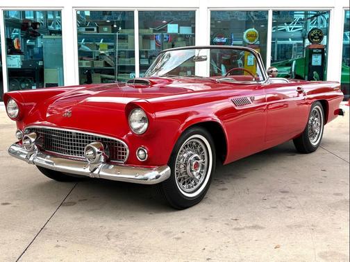Red 1955 Ford Thunderbird Base