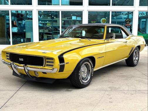 Yellow 1969 Chevrolet Camaro SS