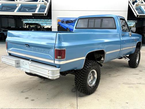 Blue 1987 Chevrolet 1500 Custom Deluxe