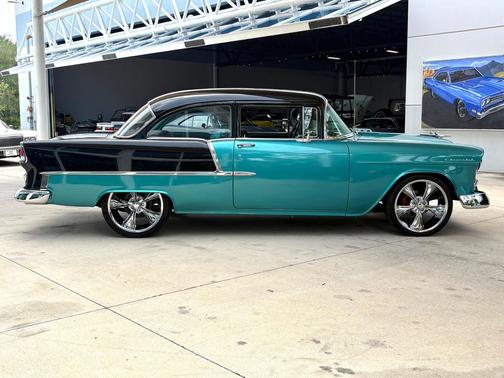 Turquoise & Black 1955 Chevrolet 210 Base