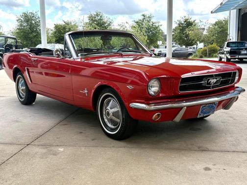 Red 1965 Ford Mustang Base