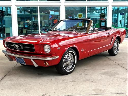Red 1965 Ford Mustang Base
