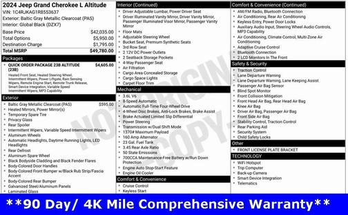 2024 Jeep Grand Cherokee L Altitude