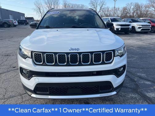 Bright White Clearcoat 2023 Jeep Compass Limited