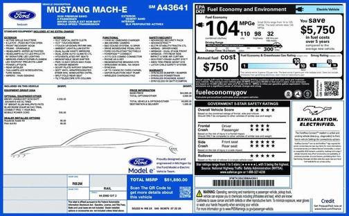 2025 Ford Mustang Mach-E Premium