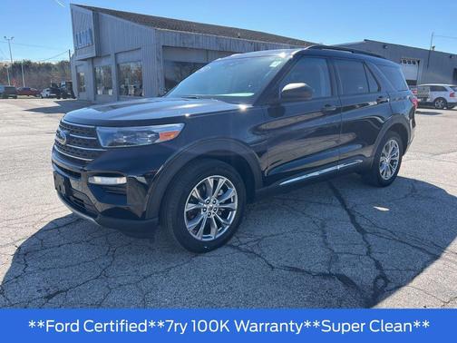 Agate Black Metallic 2022 Ford Explorer XLT
