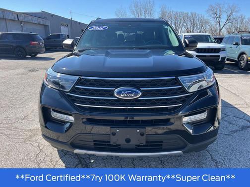 Agate Black Metallic 2022 Ford Explorer XLT