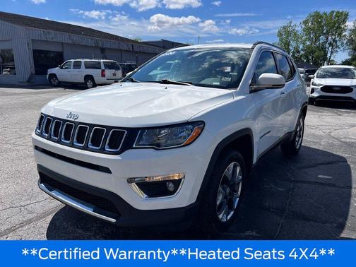 White Clearcoat 2020 Jeep Compass Limited