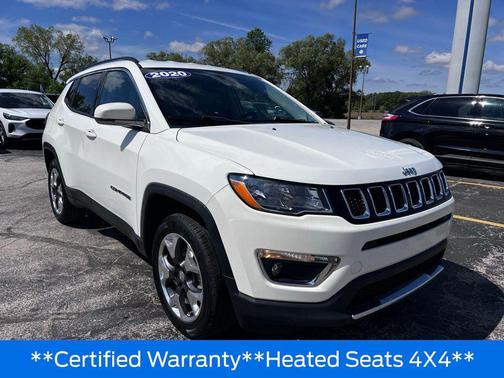 White Clearcoat 2020 Jeep Compass Limited
