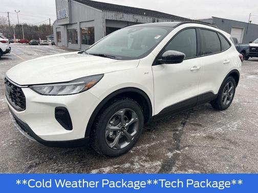 star white metallic tri-coat 2026 Ford Escape ST-Line