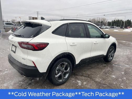 star white metallic tri-coat 2026 Ford Escape ST-Line