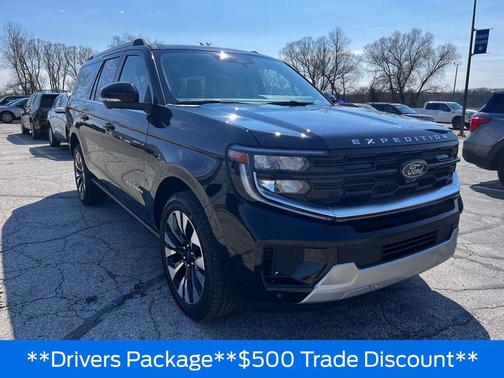 Agate Black Metallic 2026 Ford Expedition Max Platinum