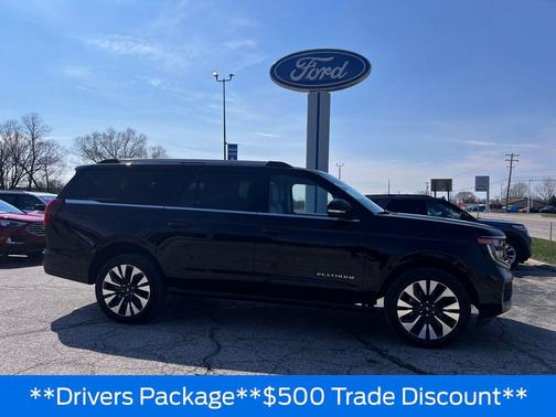 Agate Black Metallic 2026 Ford Expedition Max Platinum