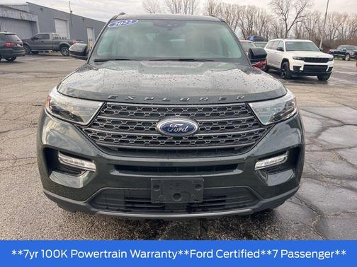 Forged Green Metallic 2022 Ford Explorer XLT