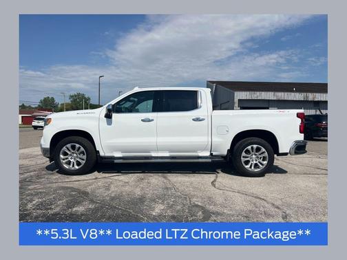 Summit White 2023 Chevrolet Silverado 1500 LTZ