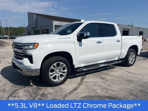 Summit White 2023 Chevrolet Silverado 1500 LTZ