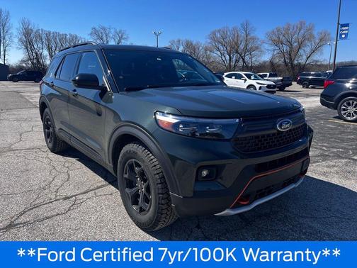 Forged Green Metallic 2023 Ford Explorer Timberline