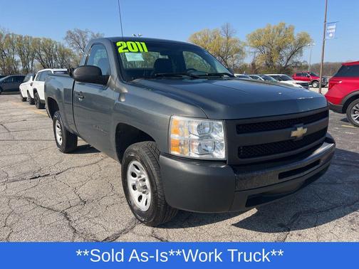 Green Metallic 2011 Chevrolet Silverado 1500 Work Truck
