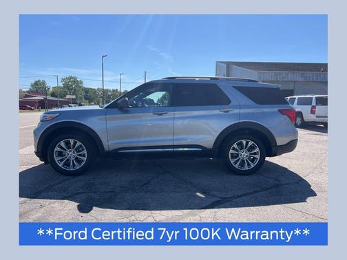 Iconic Silver Metallic 2023 Ford Explorer XLT