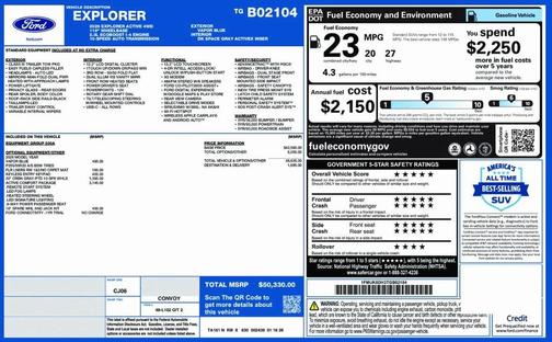 2026 Ford Explorer Active w/200A Pkg