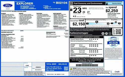 2026 Ford Explorer Active w/200A Pkg