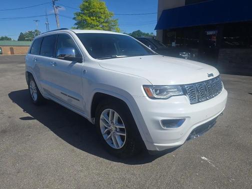 Bright White Clearcoat 2017 Jeep Grand Cherokee Overland