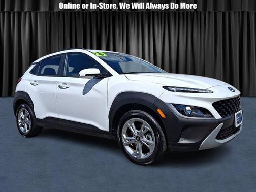 White 2023 Hyundai KONA SEL
