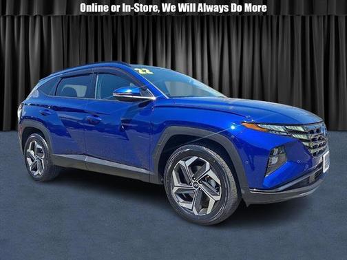Blue 2022 Hyundai TUCSON Limited
