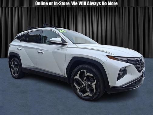 White 2024 Hyundai TUCSON Hybrid Limited