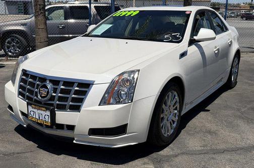 White Diamond Tricoat 2013 Cadillac CTS Luxury