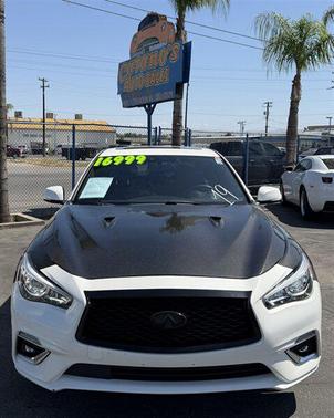 Majestic White 2018 INFINITI Q50 3.0t LUXE