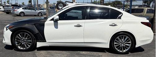 Majestic White 2018 INFINITI Q50 3.0t LUXE