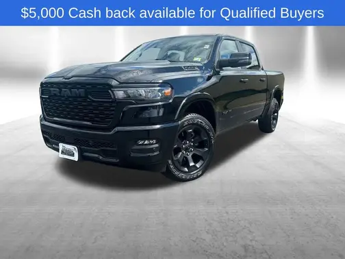 Diamond Black Crystal Pearl-Coat Exterior Paint 2026 RAM 1500 Big Horn/Lone Star