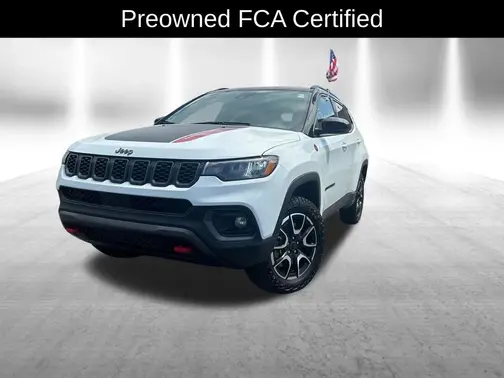 White 2025 Jeep Compass Trailhawk
