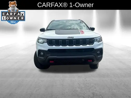 White 2025 Jeep Compass Trailhawk