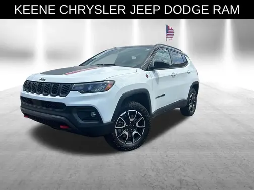 White 2025 Jeep Compass Trailhawk