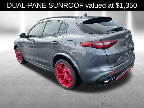 Gray 2018 Alfa Romeo Stelvio Quadrifoglio