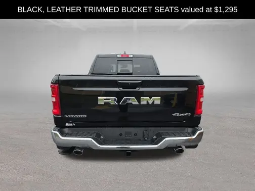 Black 2025 RAM 1500 Laramie