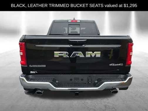 Black 2025 RAM 1500 Laramie