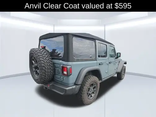 Gray 2024 Jeep Wrangler Willys