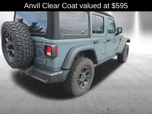 Gray 2024 Jeep Wrangler Willys
