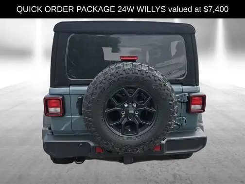 Gray 2024 Jeep Wrangler Willys