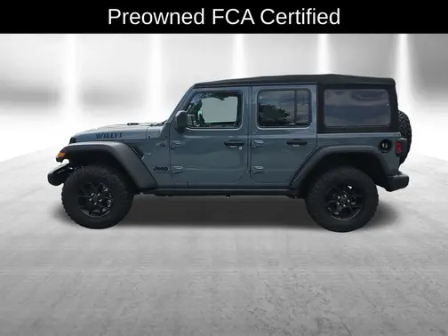 Gray 2024 Jeep Wrangler Willys