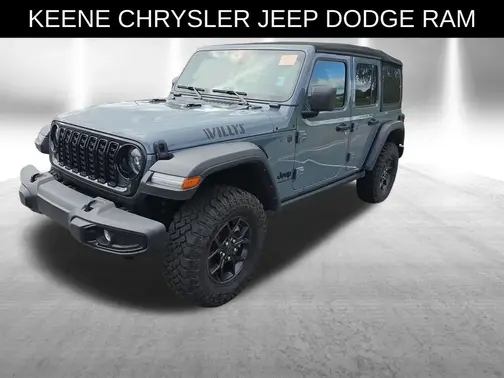 Gray 2024 Jeep Wrangler Willys