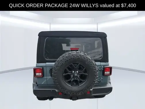 Gray 2024 Jeep Wrangler Willys