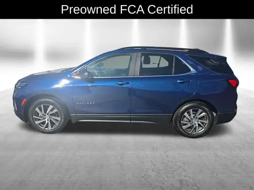 Blue 2022 Chevrolet Equinox LT