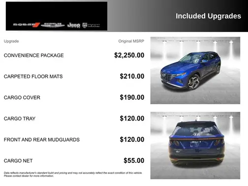 Blue 2023 Hyundai TUCSON SEL