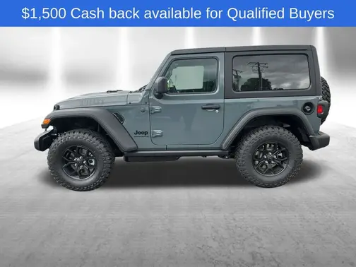 Anvil Clear-Coat Exterior Paint 2026 Jeep Wrangler Willys